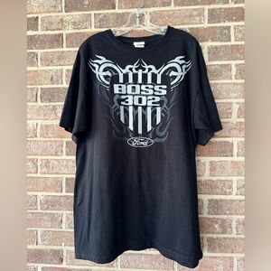 Ford Boss 302 (Rare Find) Black T-shirt Size XL